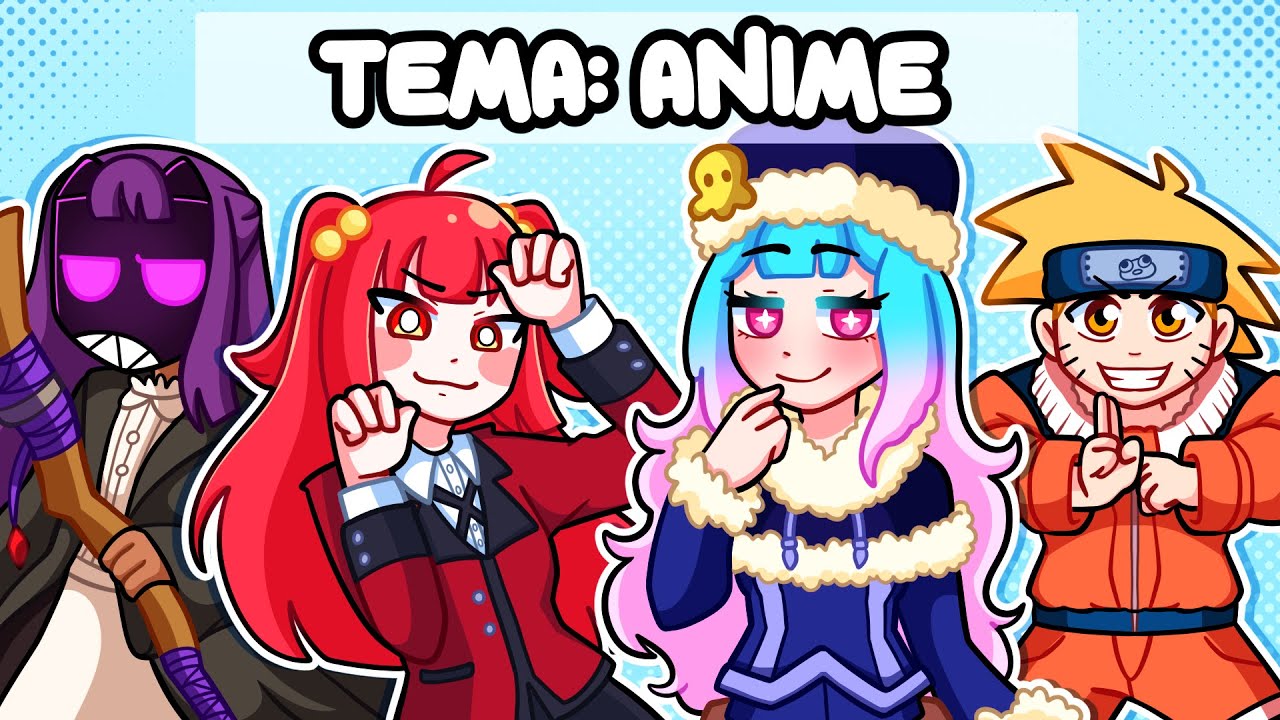 Viramos PERSONAGENS DE ANIME no Dress To Impress! | Turma da Batatinha