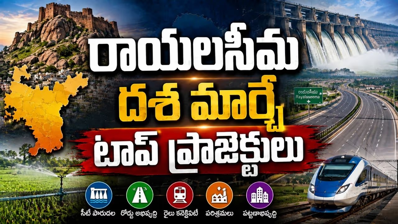 Key Projects Transforming the Fate of Rayalaseema | Development in Rayalaseema | Asianet News Telugu