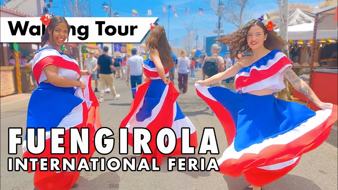 Fuengirola feria walk - Spring 2023 - La Feria Internacional de los Países 4K immersive virtual tour