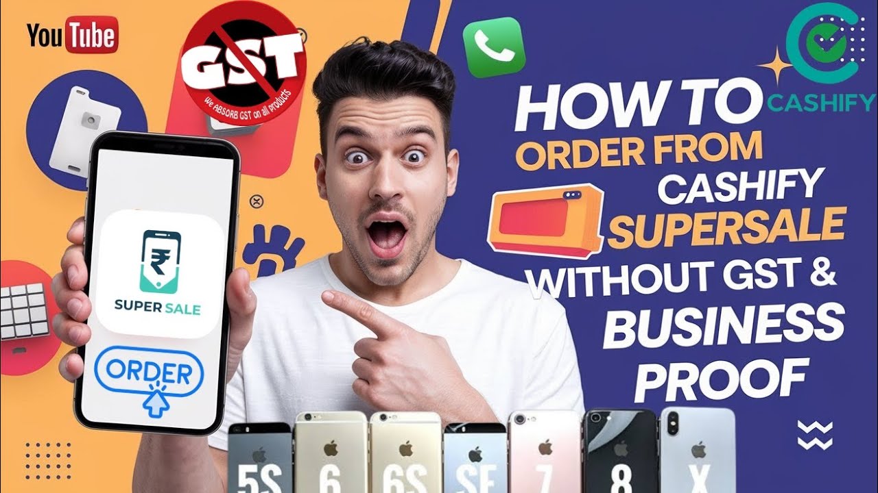 How to Order from Cashify Supersale Without GST & Business Proof *New Method* | Price Not Showing?