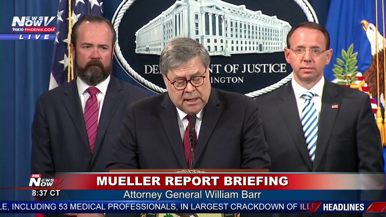 BREAKING: No Collusion Found By Mueller Investigation Report