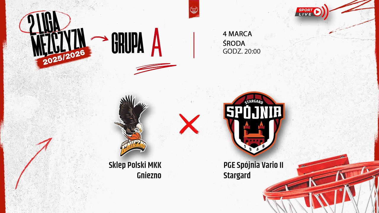 Sklep Polski MKK Gniezno - PGE Spójnia Vario II Stargard (2 LM)