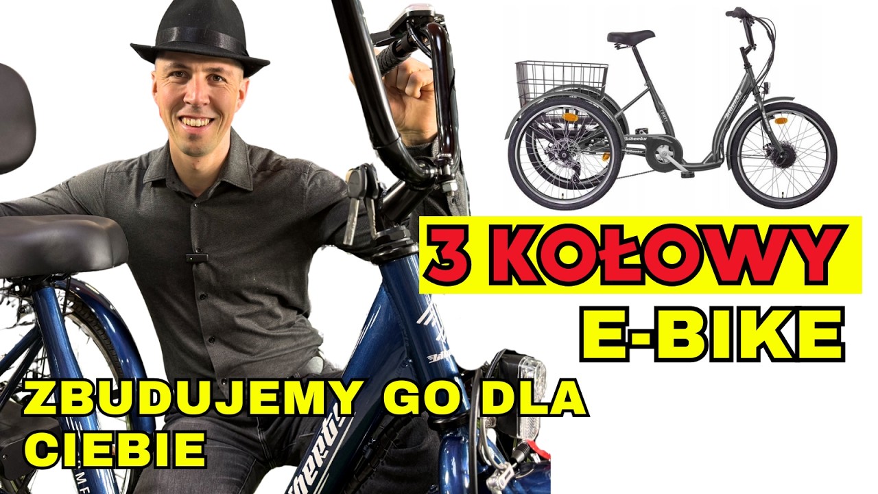 HIT! Spersonalizowany Trójkołowy Rower Elektryczny Liberty