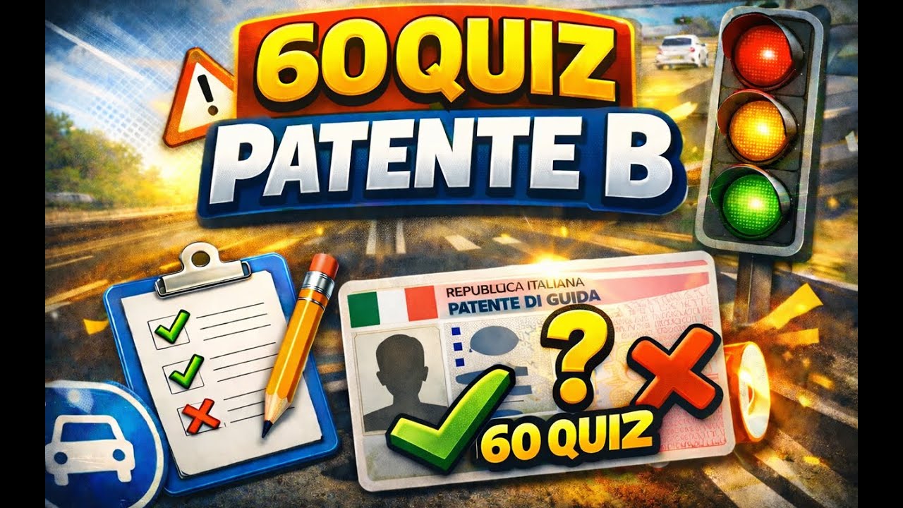 Quiz della Patente B: Con 60 quiz #24