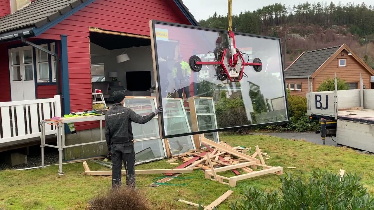 Big window installation