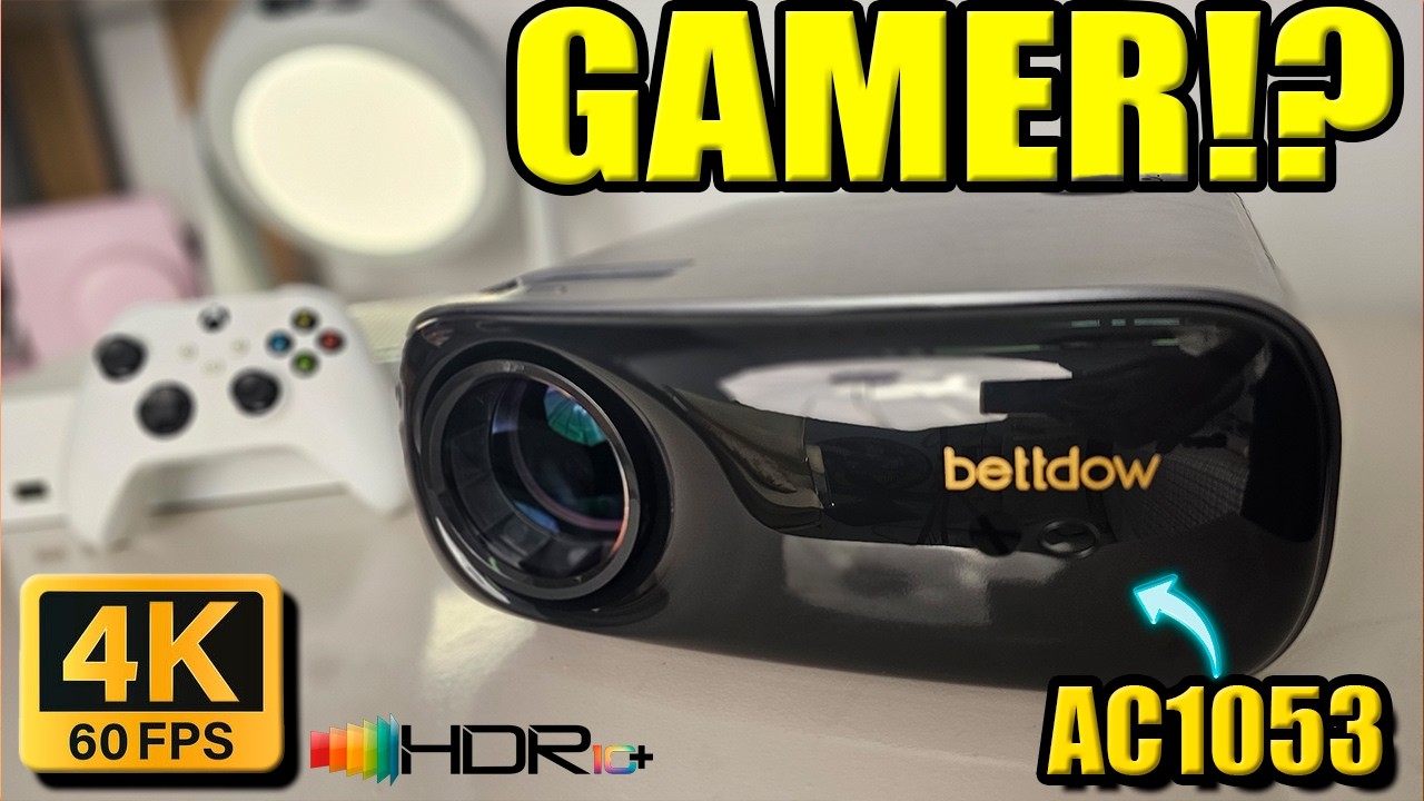 Bettdow AC1053: O Projetor Supprte 4K a 60 FPS com Baixo Input Lag | Análise Completa