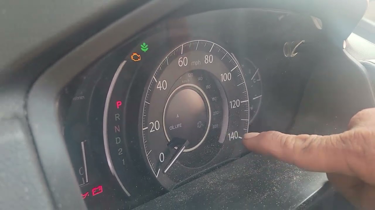 2015 honda crv como resetear luz de mantenimiento