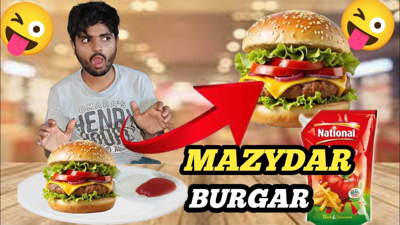 DOSTO KE SATH BURGER PARTY KA MAZA HE AGAYA🍔
