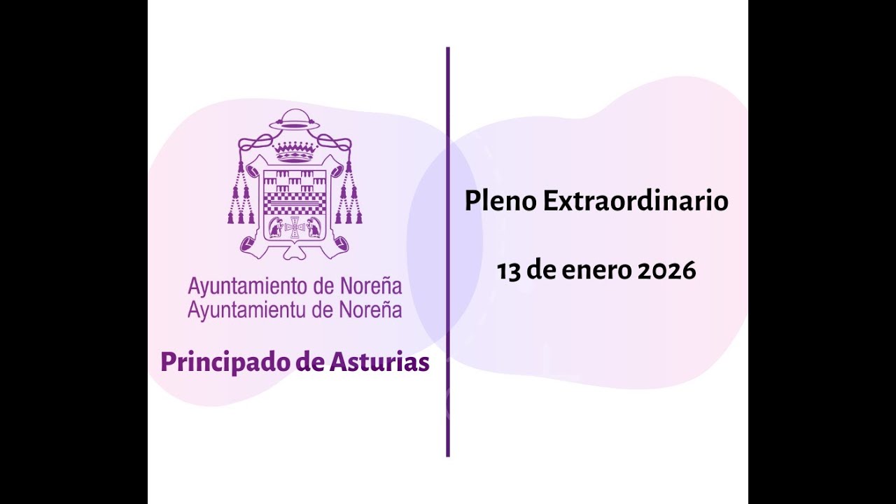 Pleno Extraordinario 13 de enero 2026
