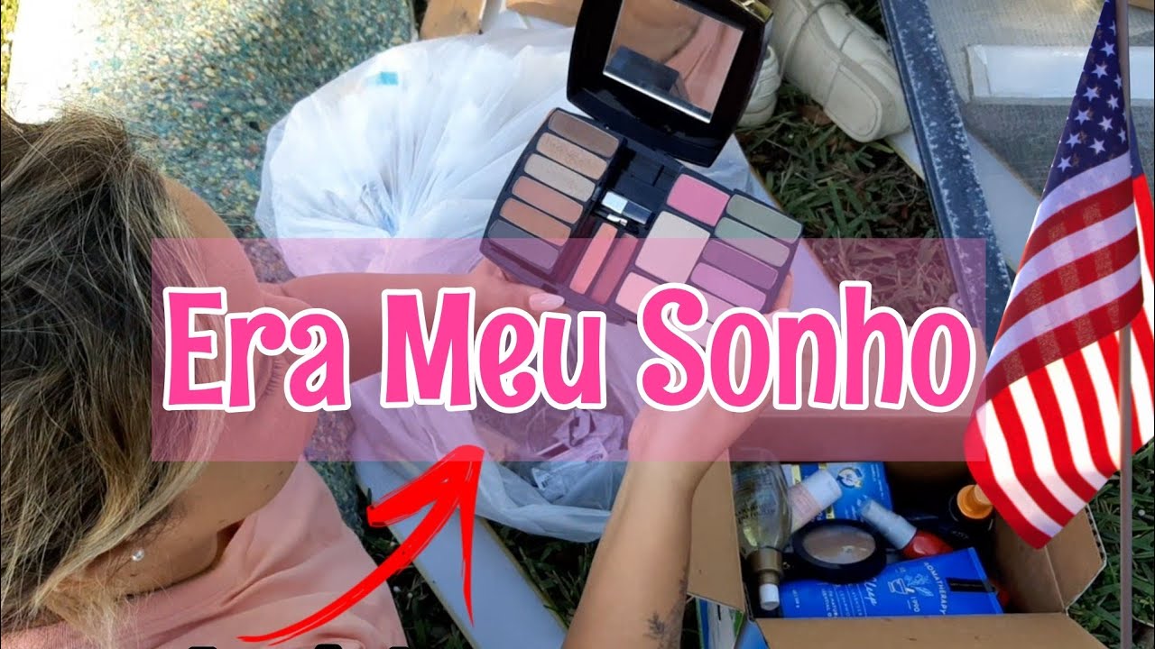 ▪︎ACHEI MAQUIAGEM NO LIXO DOS ESTADOS UNIDOS 😍🇺🇸