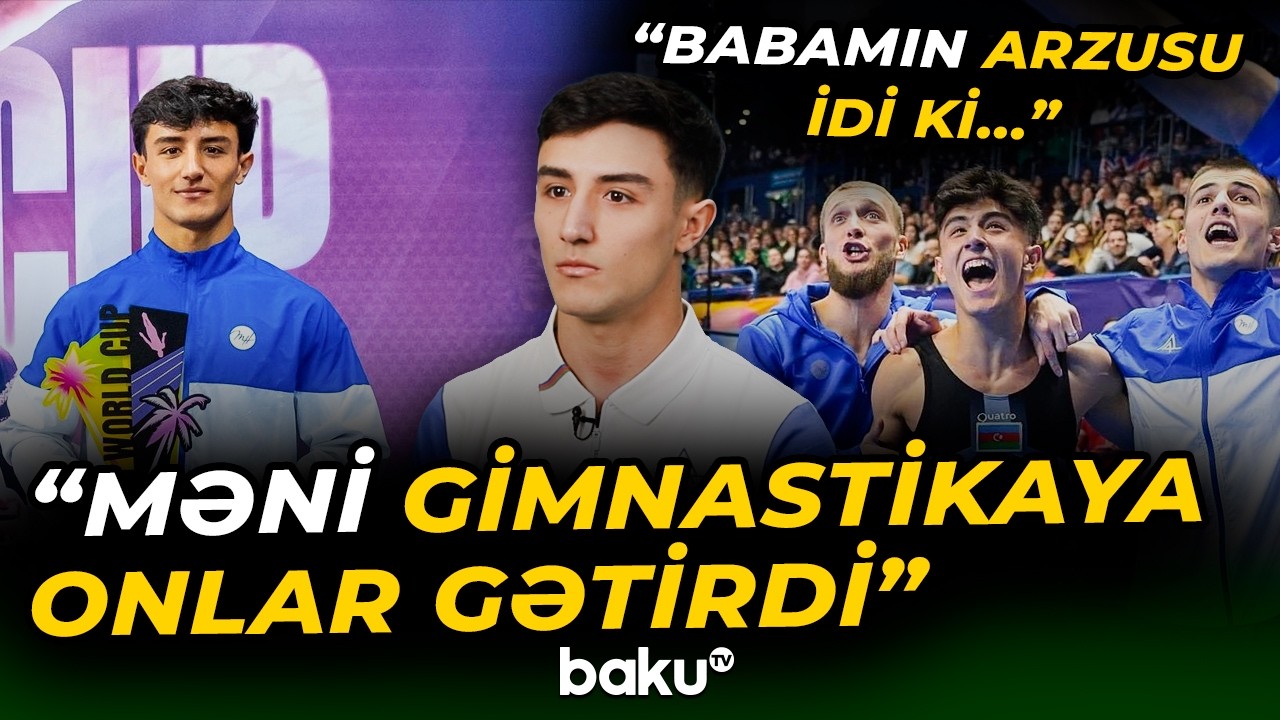 Qeyri-adi fəndi ilə dünyada tanınan gimnastımız Tofiq Əliyev 