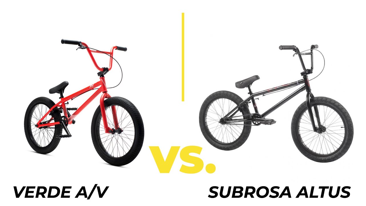 Verde A/V VS. Subrosa Altus - UNDER $400 BMX BIKES (Comprehensive Comparison)