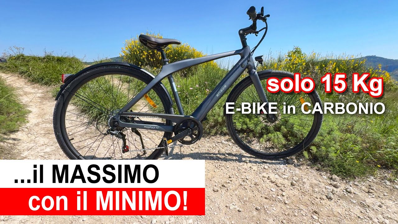 BICI ELETTRICA con Telaio in CARBONIO |la MIGLIORE a BASSO COSTO | Engwe N1|Ivan Zogia