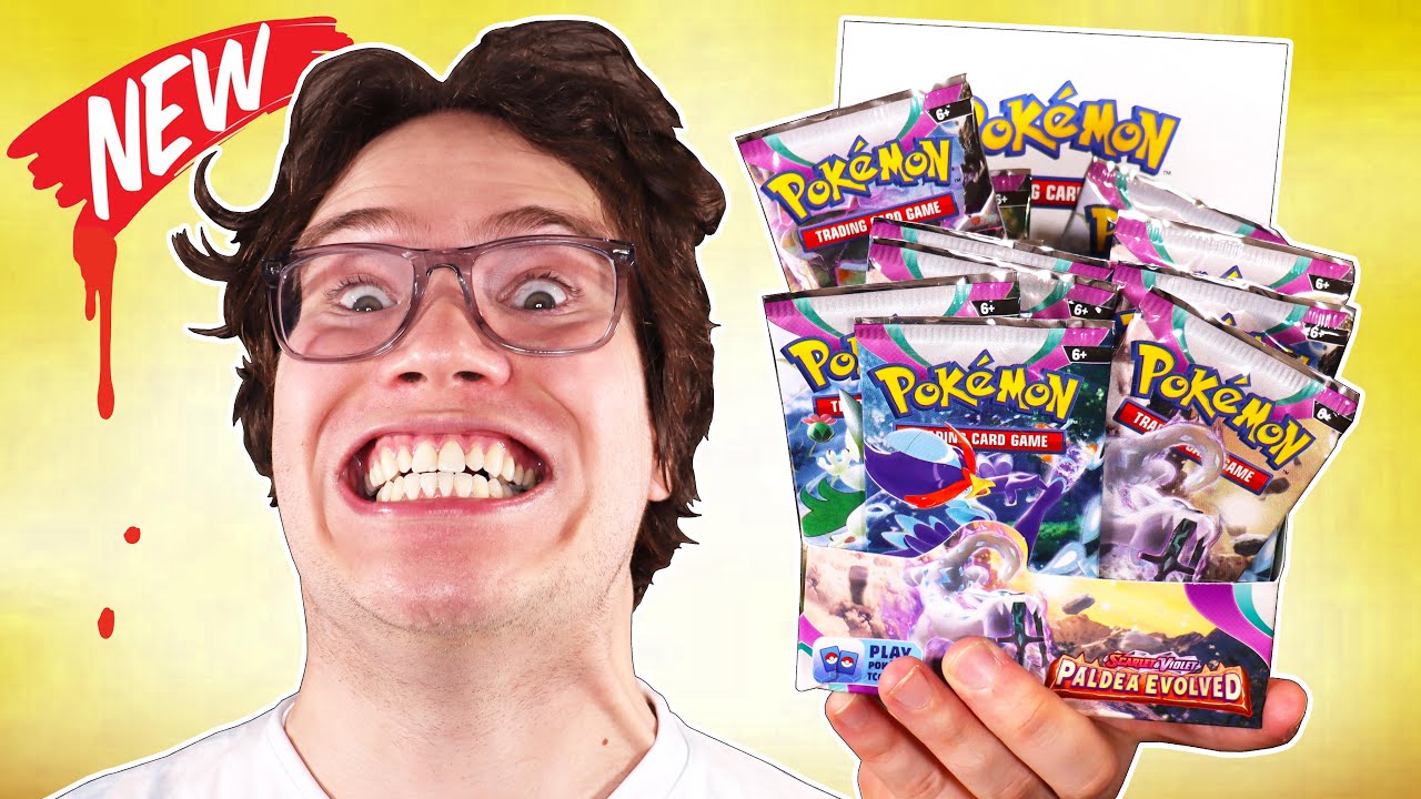 Открываем коробку с бустерами Pokemon Paldea Evolved! (НОВИНКА!)