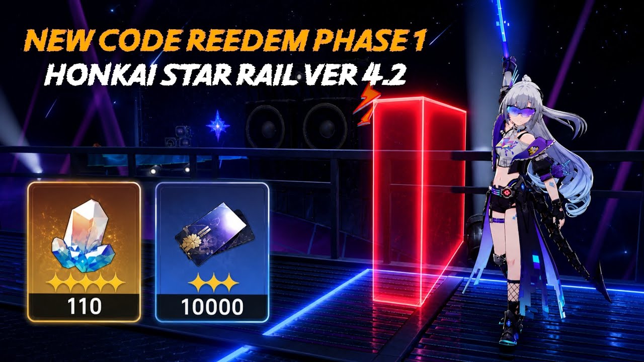 New Code Reedem Honkai Star Rail Ver 4.2 | Phase 1 | 110 Stellar Jade