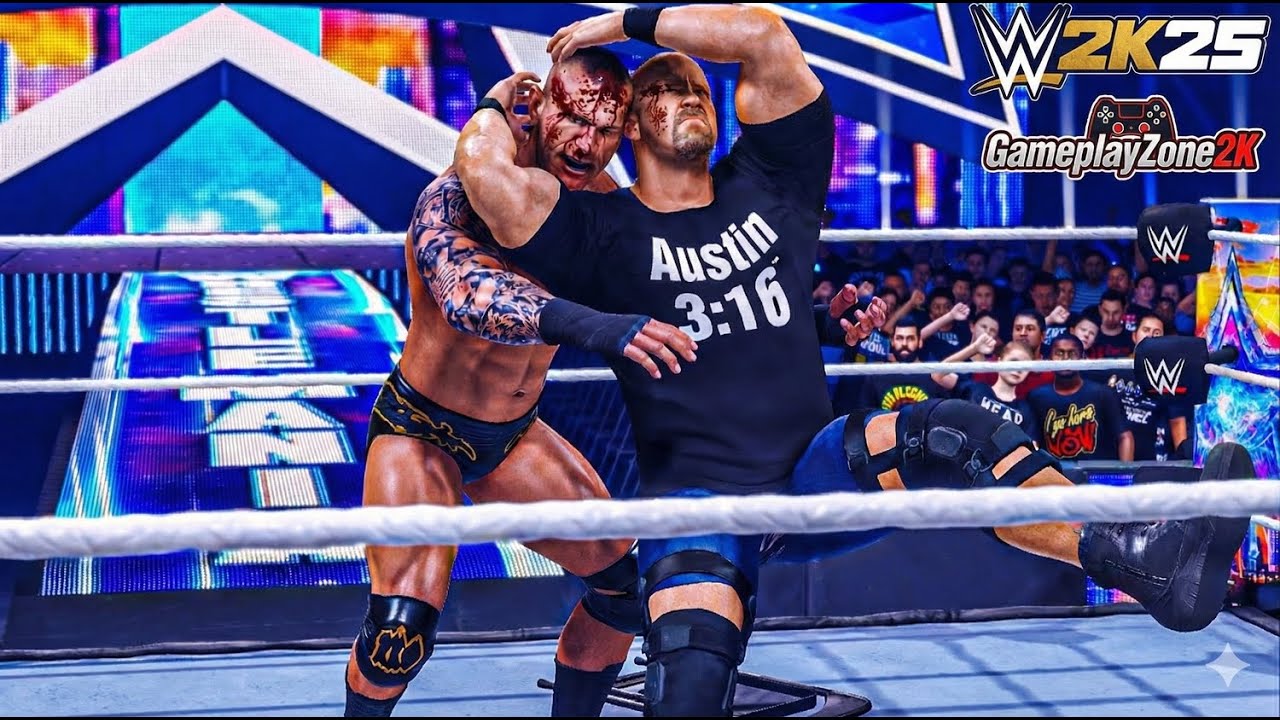 Randy Orton vs Stone Cold Steve Austin is INSANE in WWE 2K25! (Full Match)
