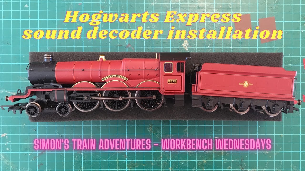 Workbench Wednesdays: Installing a Zimo/YouChoos sound decoder in the Hogwarts Express