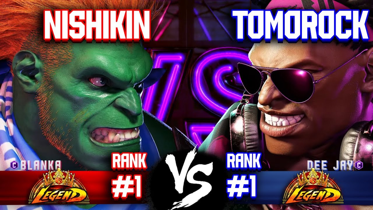 SF6 ▰ NISHIKIN (#1 Rank Blanka) vs TOMOROCK (#1 Rank Dee Jay) ▰ High Level Gameplay