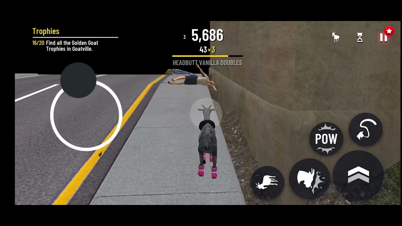 Anti-gravity goat