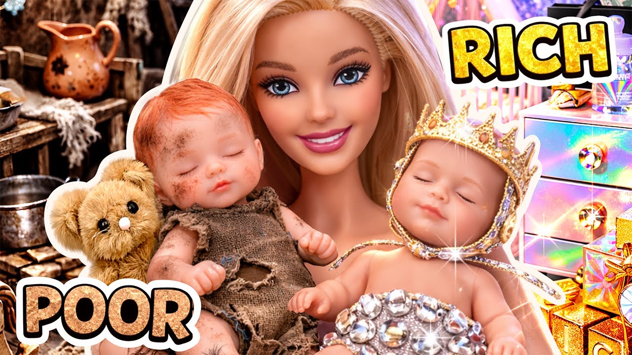 36 DIY Rich vs Poor My Mini Baby Doll Room Makeover 💖 DIY Miniature Baby Doll House