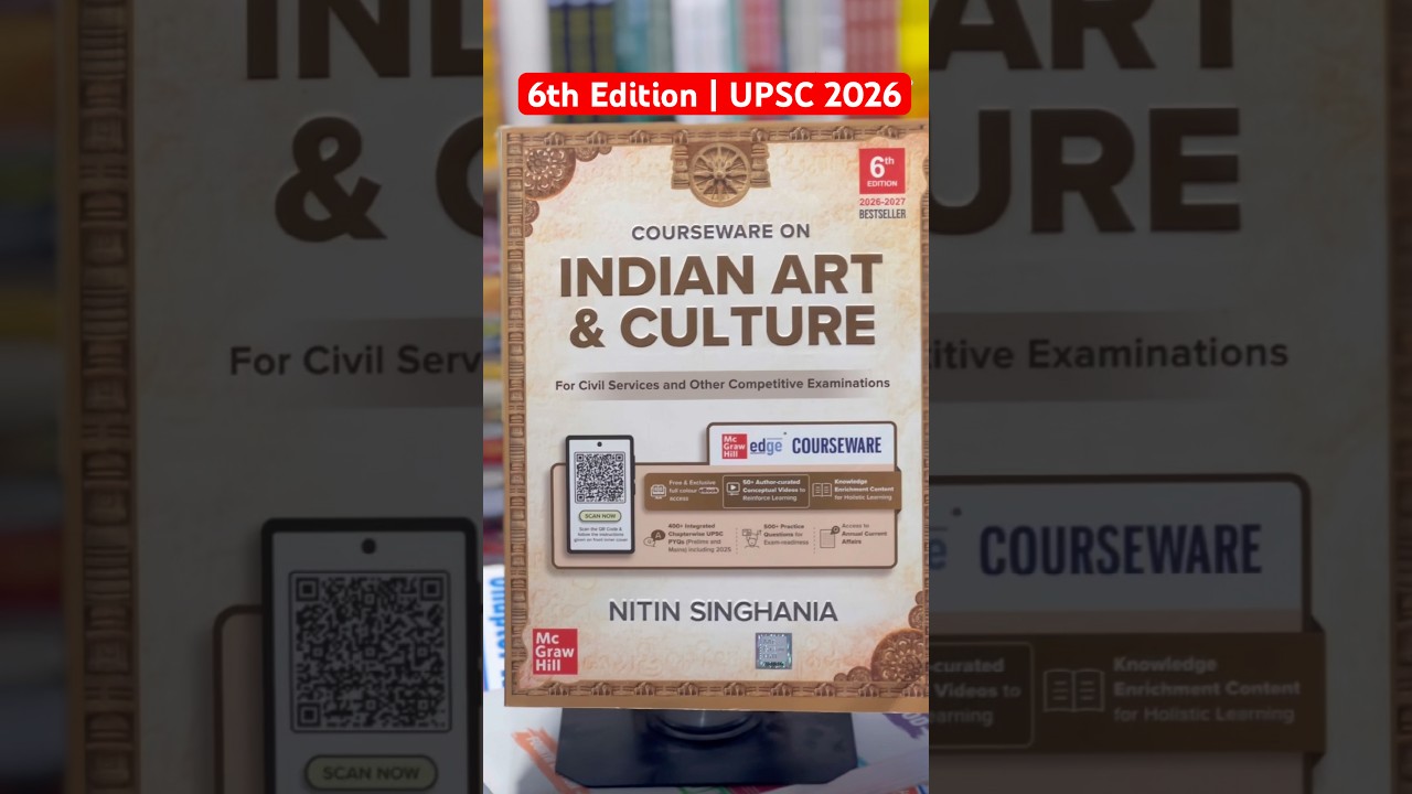 Indian Art & Culture | Nitin Singhania 6th Edition #upscbooks #upscbooklist #iasofficer