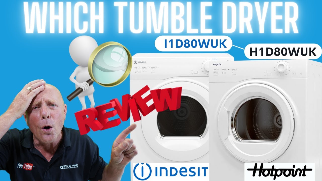 Unboxing review and servicing on Indesit I1d80wuk or Hotpoint H1d80wuk Vented Tumble Dryer