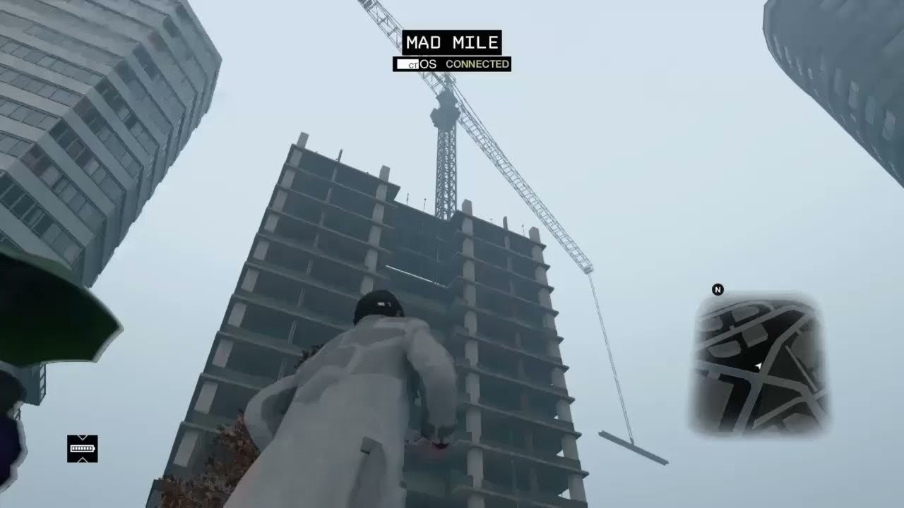 Watch dogs: cash run on large crane