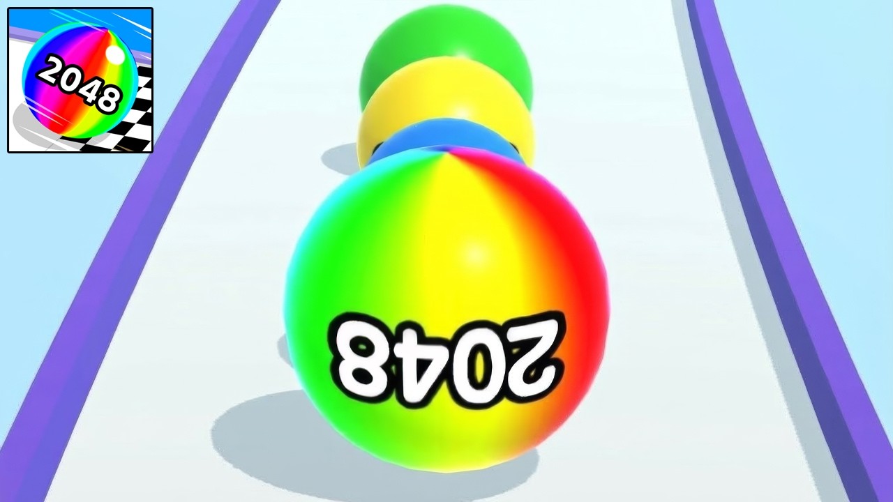 Ball Run 2048 🟢🟡🔴 MAX LEVELS!! All Levels Gameplay Walkthrough Android, iOS INFINITE MODE