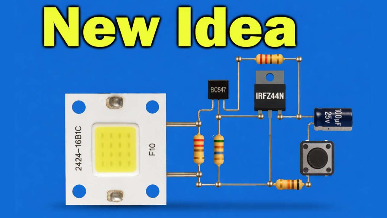 Новый электронный проект с использованием MOSFET-транзистора IRF3205.
