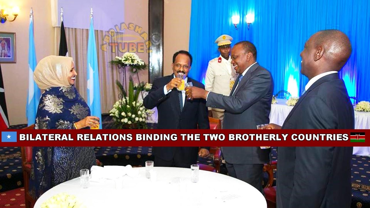 SOMALI PRESIDENT MOHAMED FARMAJO - OFFICIAL VISIT TO KENYA + JOINT PRESS CONFERENCE WITH PRES. UHURU