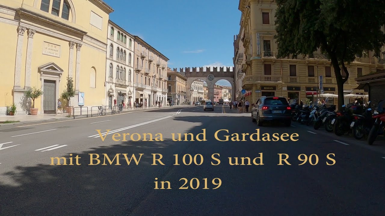 Motorradfahrt nach Verona und Gardasee mit BMW R 100 S und R 90 S