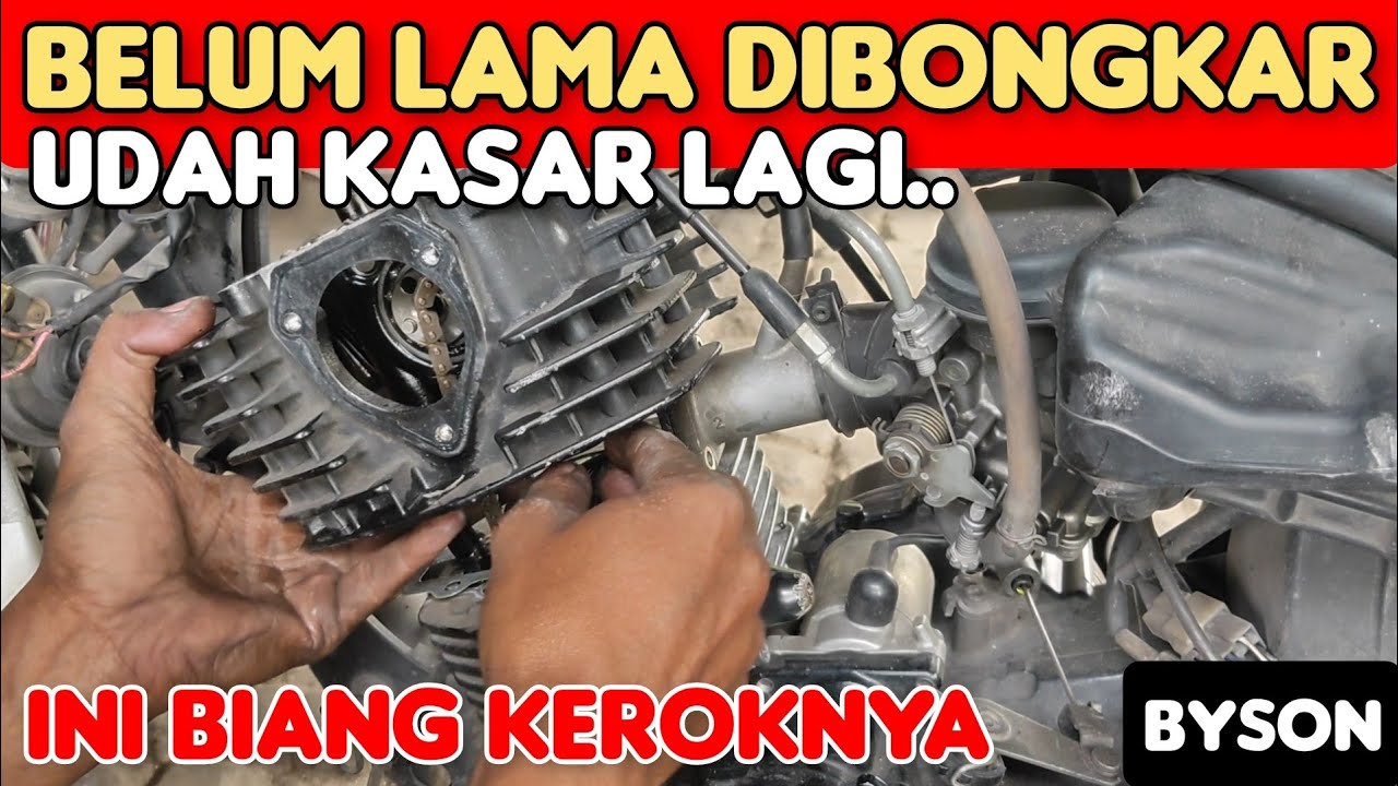 Baru sebulan dibongkar, mesin bunyi kasar lagi. ternyata ini penyebabnya..