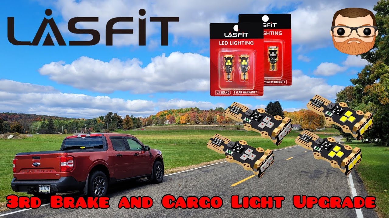 Ford Maverick LED 3rd Brake Light and Cargo Light LASFIT Upgrade #lasfit #fordmavericktruck