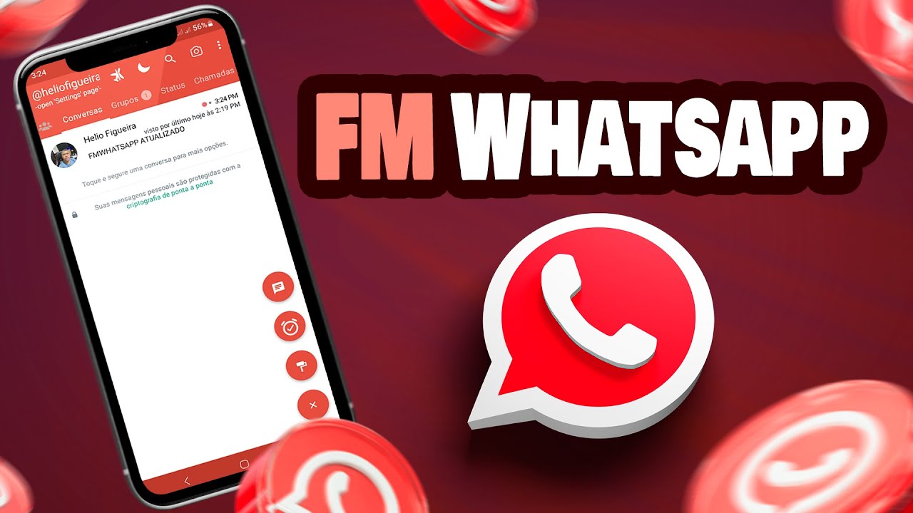 CHEGOU! FM WHATSAPP ATUALIZADO MELHOR QUE O NORMAL (Como Baixar e Instalar)