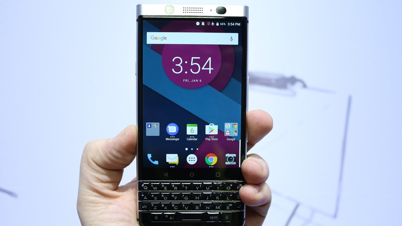 BlackBerry Mercury hands on at CES 2017 #thenewblackberry