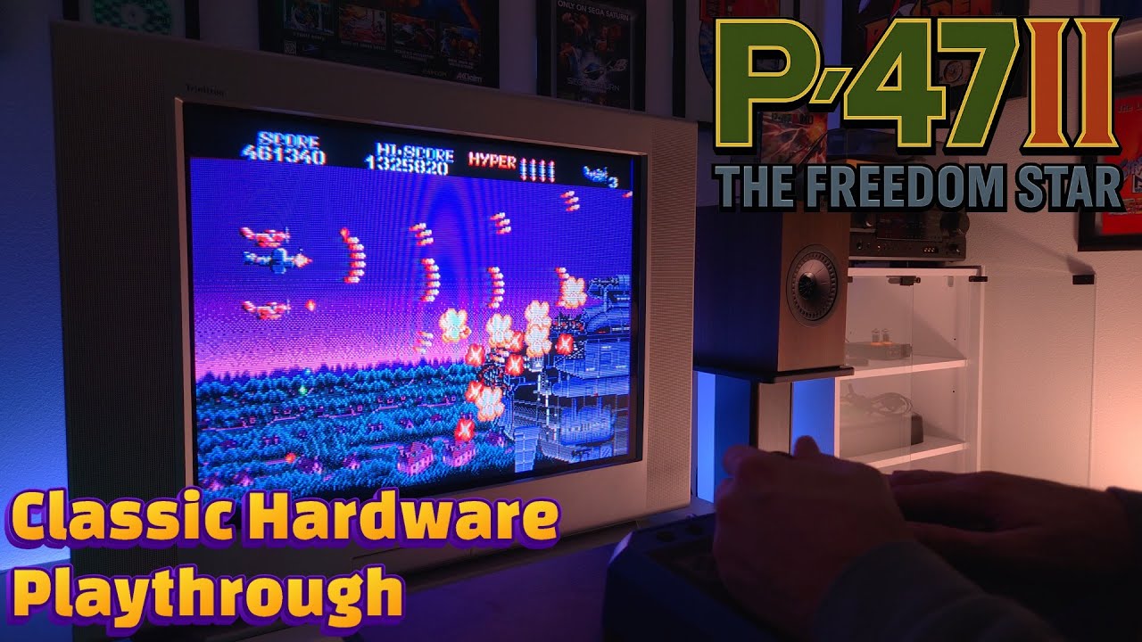 P-47 II: The Freedom Star — 1CC Playthrough on Sega Genesis