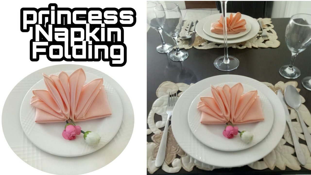 Princess Napkin Folding Tutorial | Metikuloso