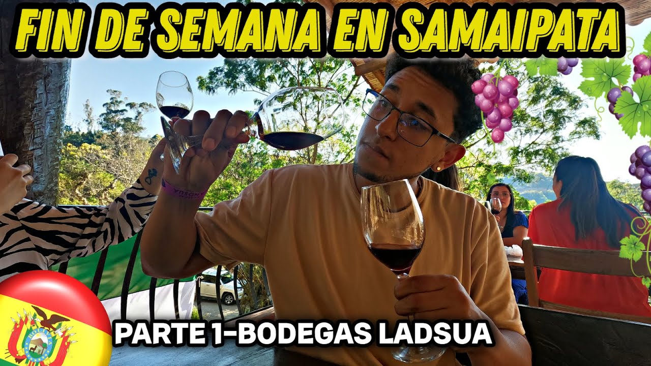 FIN De SEMANA  En Samaipata 🏕Santa Cruz Bolivia PARTE1-Visitamos  un VIÑEDO🍷
