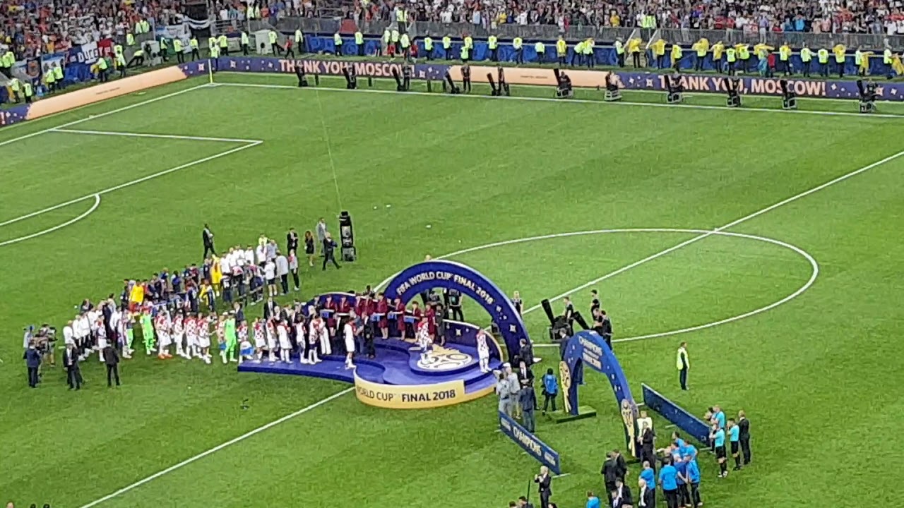 Francia Vs. Croacia. Final de la Copa del mundial premiación. Así lo viví