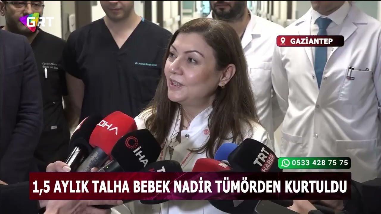 1,5 Aylık Talha Bebeğe Dev Tümör Ameliyatı: Gaziantep Şehir Hastanesi’nde Başarıyla Gerçekleştirildi