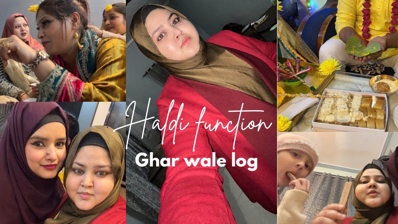 Family function 💛 mazak-masti or bht sara fun - VLOG 