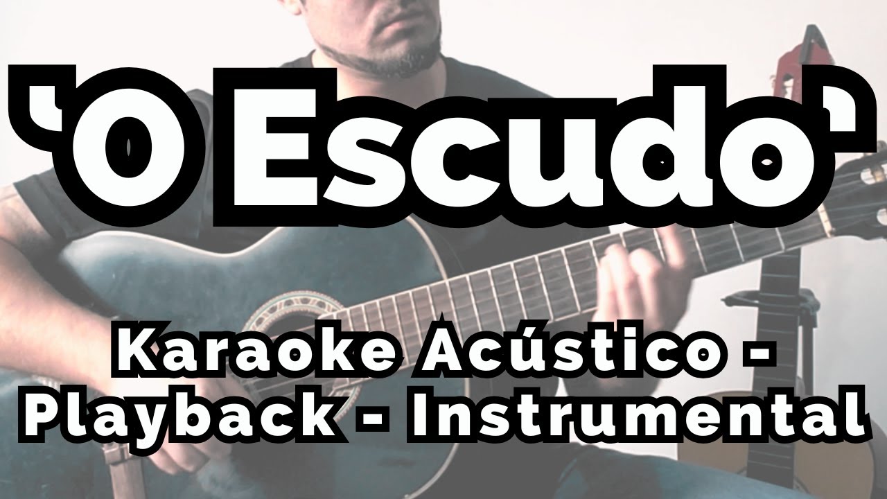 O Escudo | Voz da Verdade | Instrumental com letra | Karaoke acústico | Playback