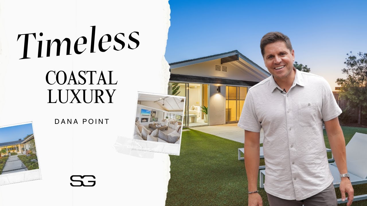 Timeless Coastal Luxury in Monarch Bay | Steps to the Sand & Surf