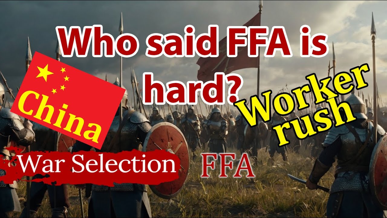 War Selection - How to win FFA #7 with handicaps :)