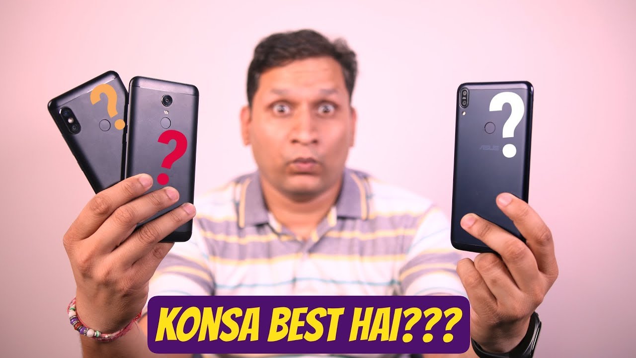 Asus Zenfone Max Pro M1 vs RedMi Note 5 Pro vs RedMi Note 5 Massive Comparison