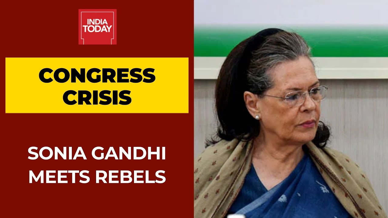 Sonia Gandhi Meets 23 Dissident Leaders Of Congress Over Leadership Crisis