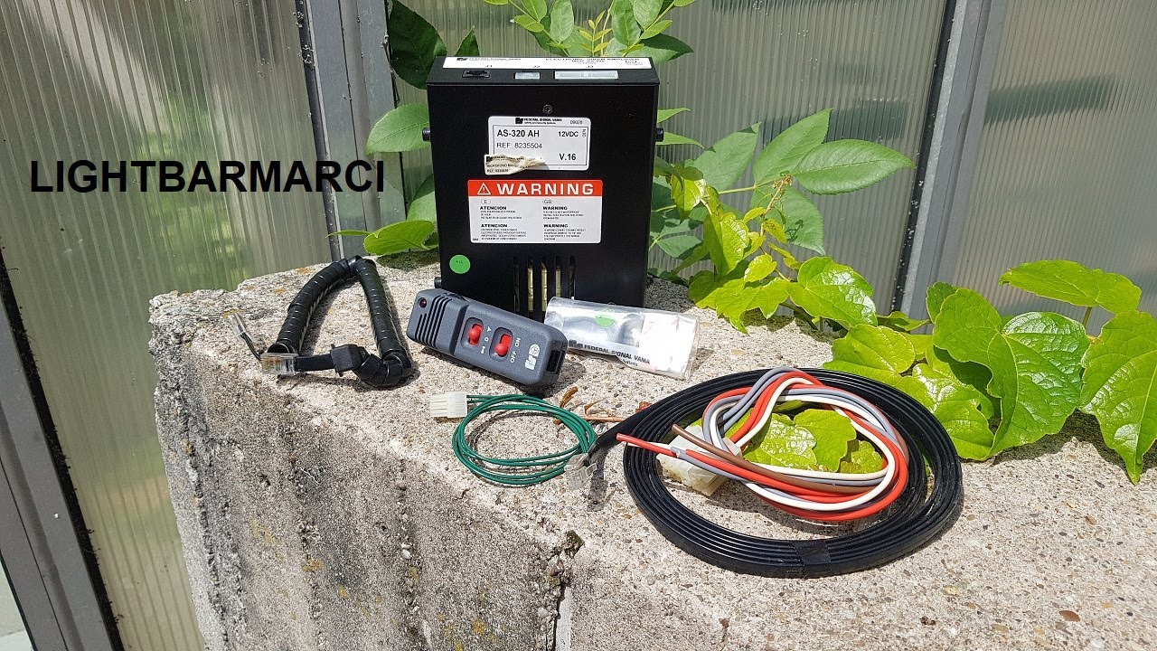Federal Signal Vama AS320 AH #AS320AH #lightbarmarci #sziréna #mentők #rendőrség #tűzoltóság #HORN