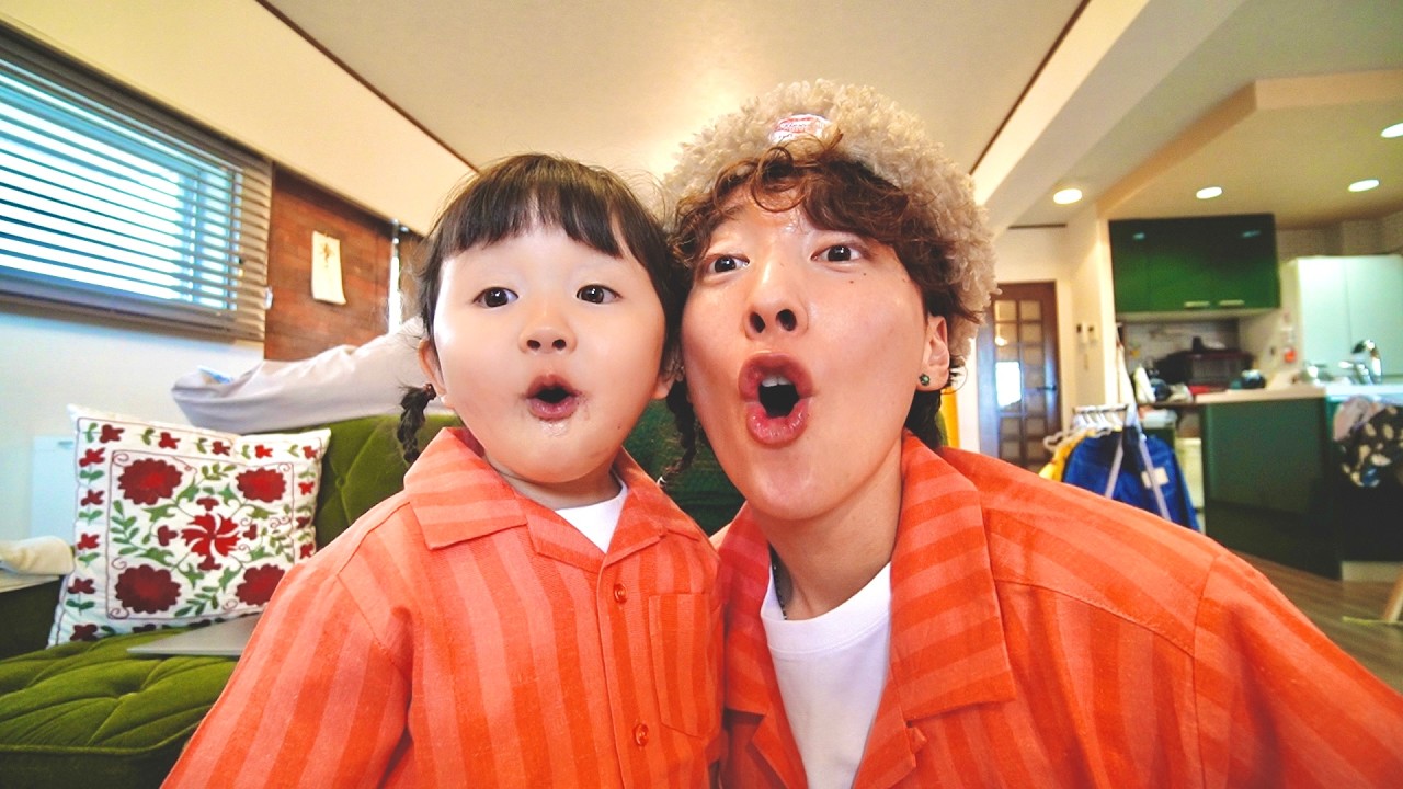 2歳の姪っ子とおそろコーデしたら可愛くて心溶けました。