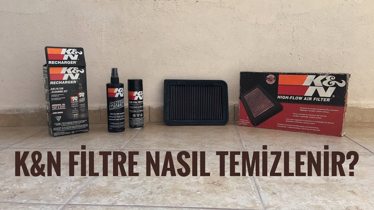 K&N Kutu İçi Spor Hava Filtresi Nasıl Temizlenir? / How to clean a K&N air filter