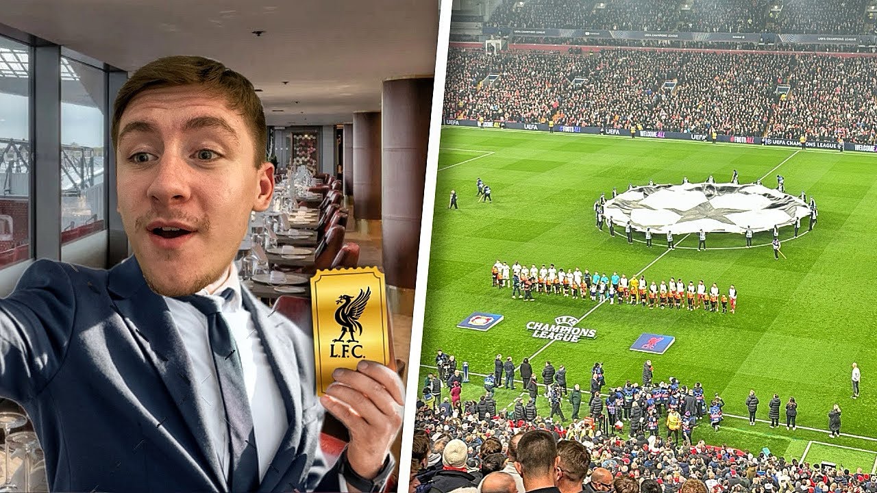 Watching Liverpool in hospitality! Diaz HATRICK MATCHDAY VLOG!